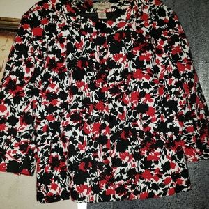 Nice dress/casual jacket. Vibrant colors perfect!